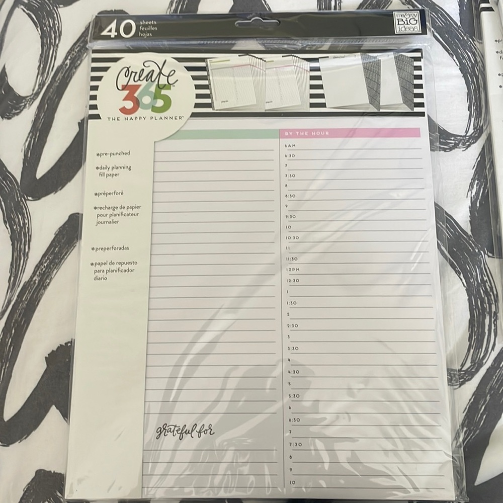 The Happy Planner BIG Planner Daily Planning Fill Paper